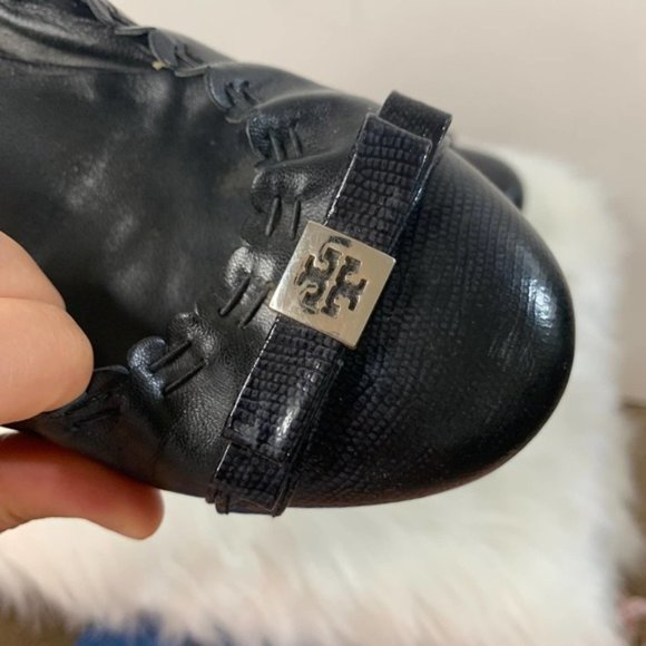 Tory Burch Women’s Flat shoes size 7 M / Black - Picture 5 of 9
